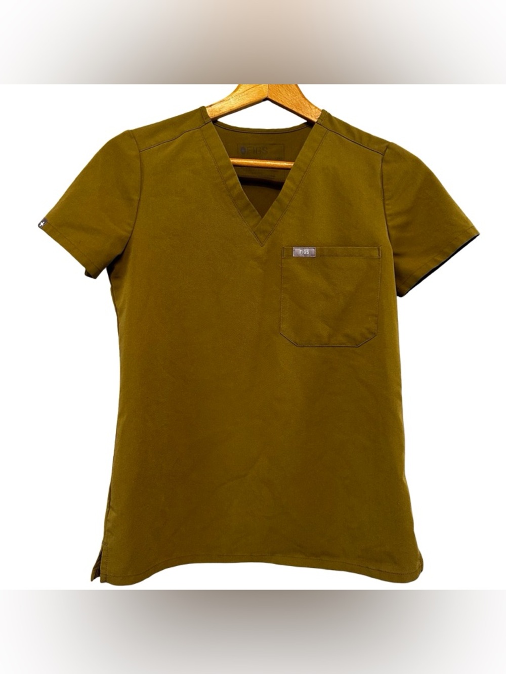 Figs Martini Olive Green Catarina One Pocket Scrub Top Size XXS FW1000 PO 2423